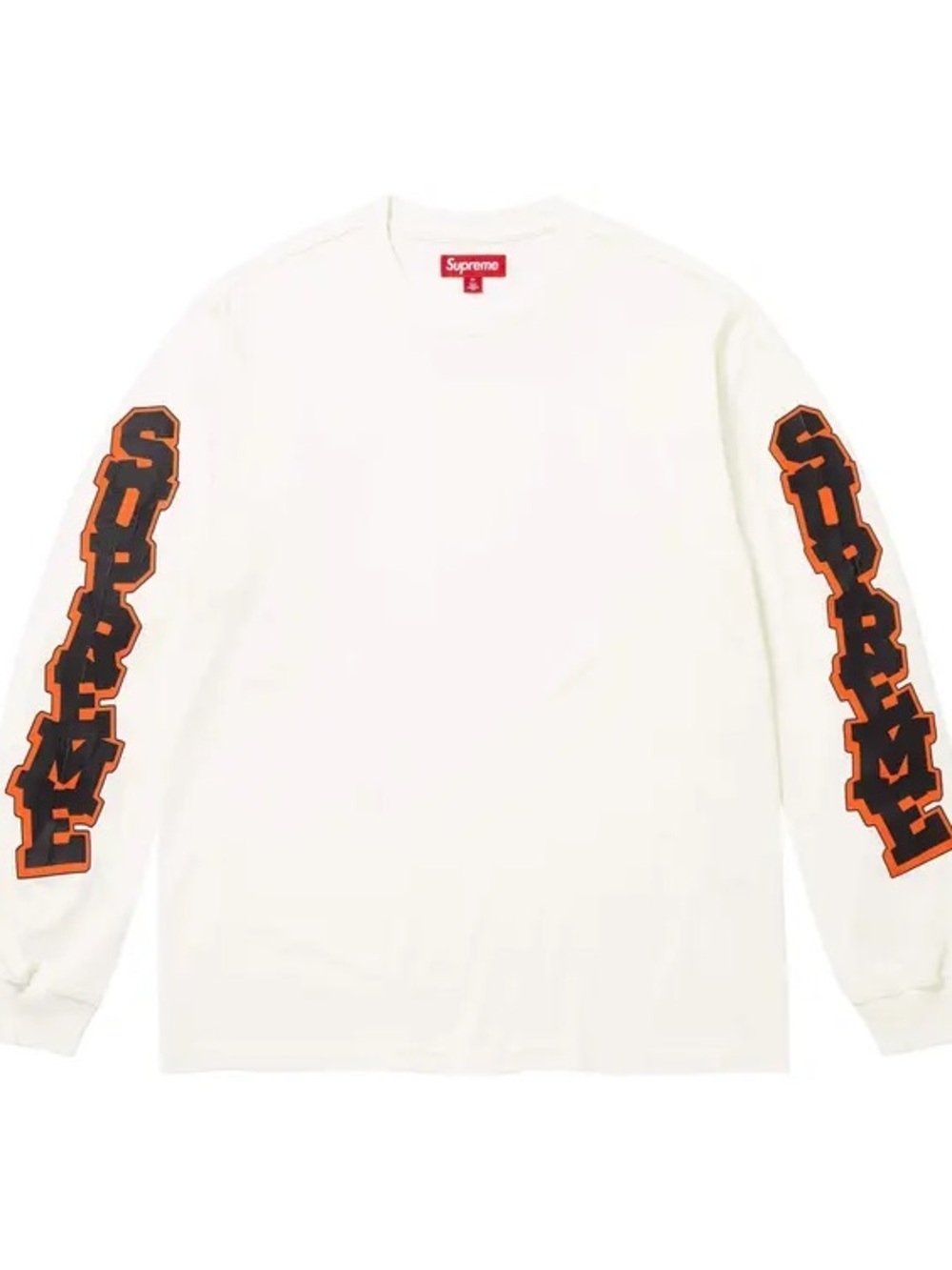 Supreme Cracked Longsleeve Top XL White